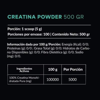 Creatina Wild Foods 500g.