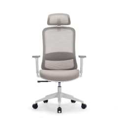 Silla Bkn Con Cabecero Gris