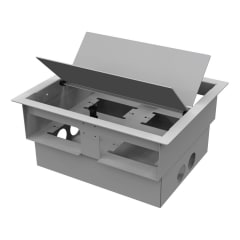 Caja electrica doble doble metalica 0