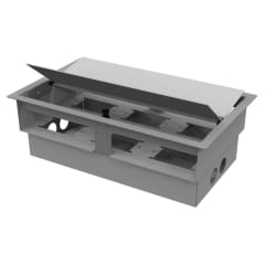 Caja electrica triple doble metalica