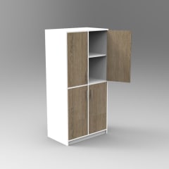 Casillero 4 puertas - repisas