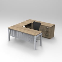 Estación de trabajo gabinete trasero 0