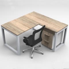 Estación de trabajo corchete cerrado