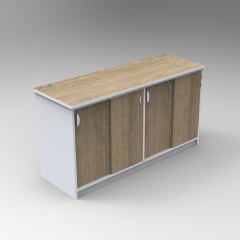 Gabinete base 4 puertas correderas