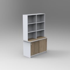 Gabinete con elevación 3 divisiones