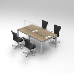 Bench linea basic 4 puestos