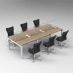 Bench linea basic 6 puestos 0