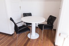 Mesa redonda - cubierta melamina