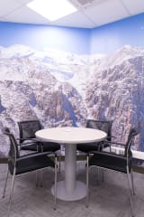 Mesa redonda - cubierta laminada