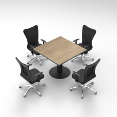 Mesa cuadrada - 4 usuarios