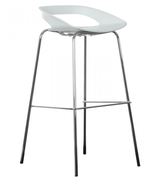 Taburete Tom Blanco 4 patas1