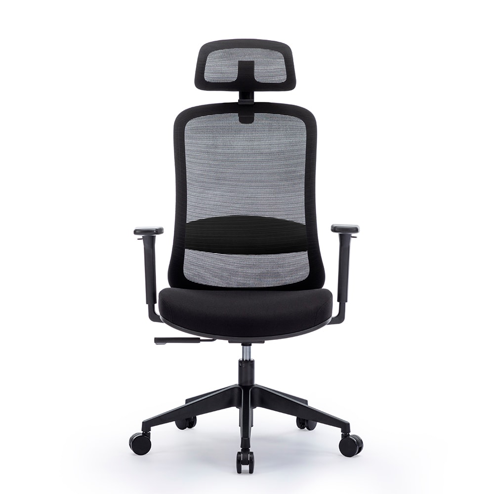 Silla Bkn Con Cabecero Negro1