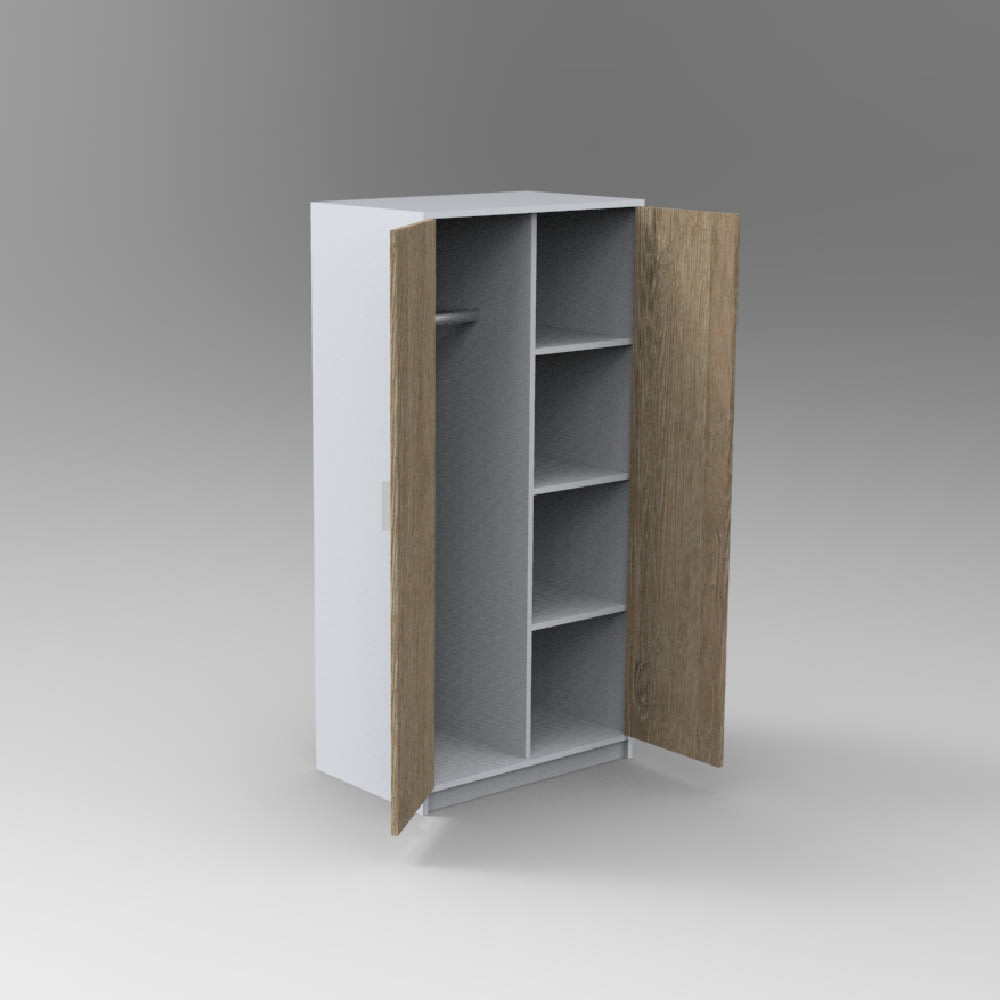 ESTANTE CON REPISA Y BARRA1