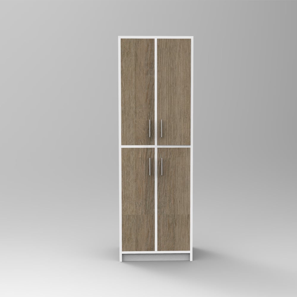 Casillero 4 puertas - barra para colgar2