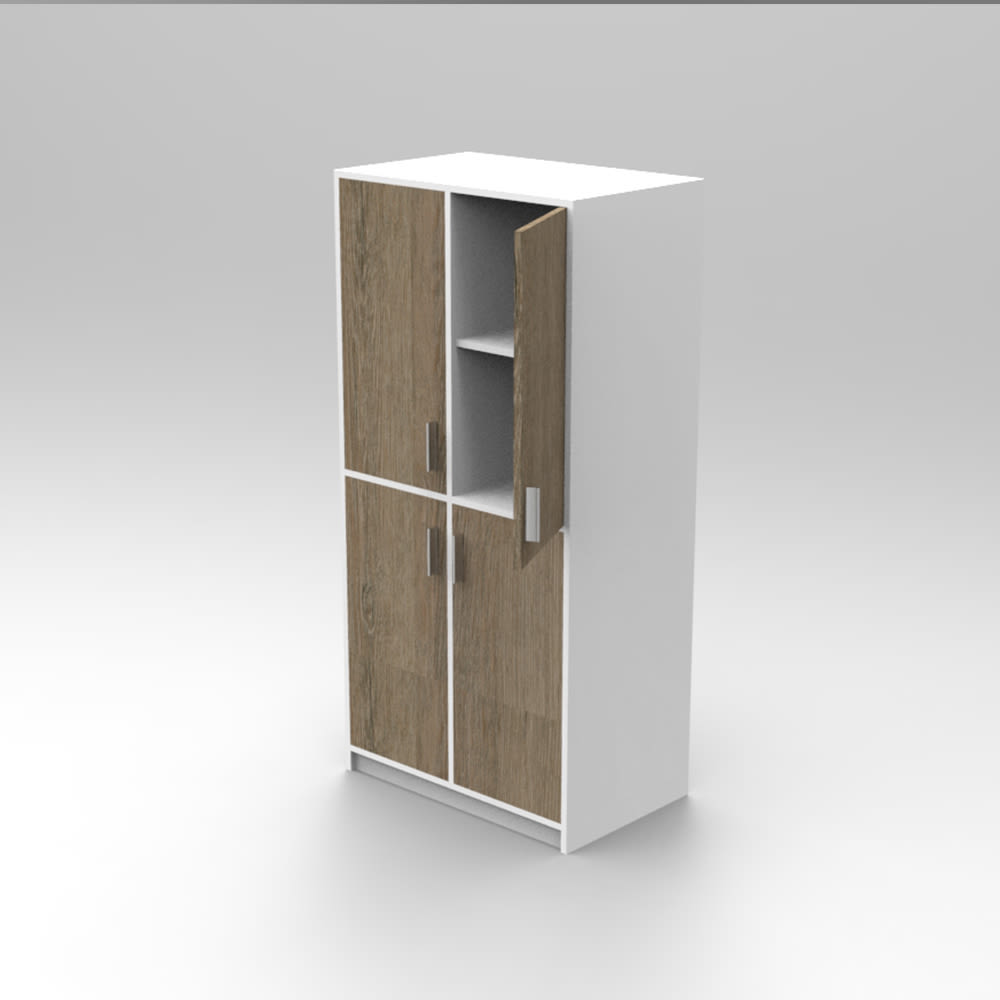 Casillero 4 puertas - repisas3