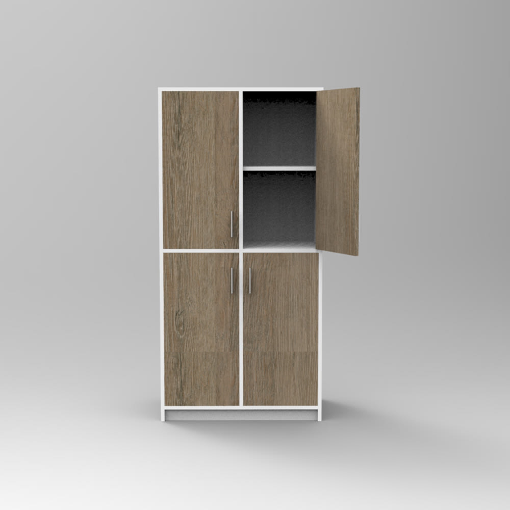 Casillero 4 puertas - repisas4