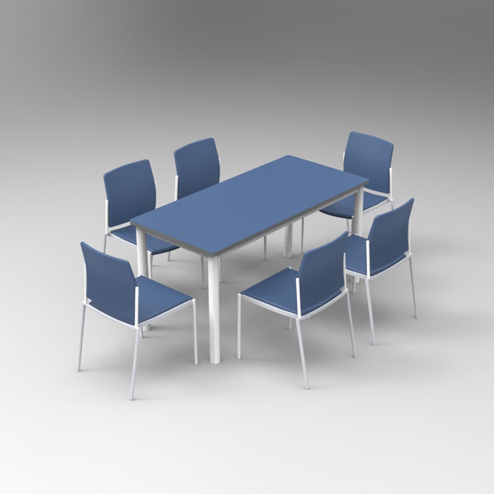 Mesas casino pata desmontable - tubo 1-1/22