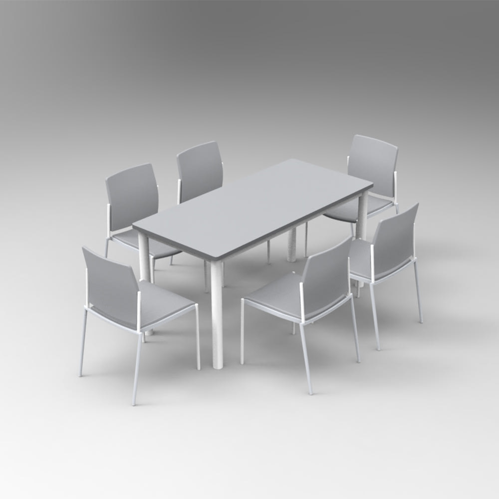 Mesas casino pata desmontable - tubo 1-1/24