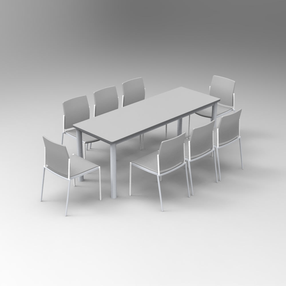 Mesas casino pata desmontable - tubo 2-1/24