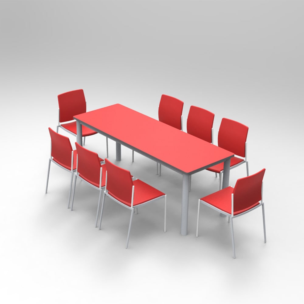 Mesas casino pata desmontable - tubo 2-1/25