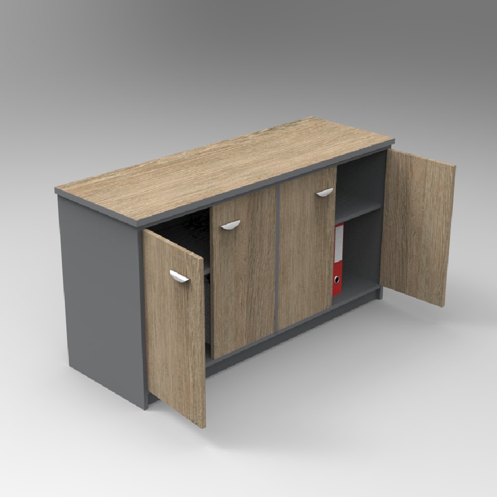 Gabinete base 4 puertas abatibles6