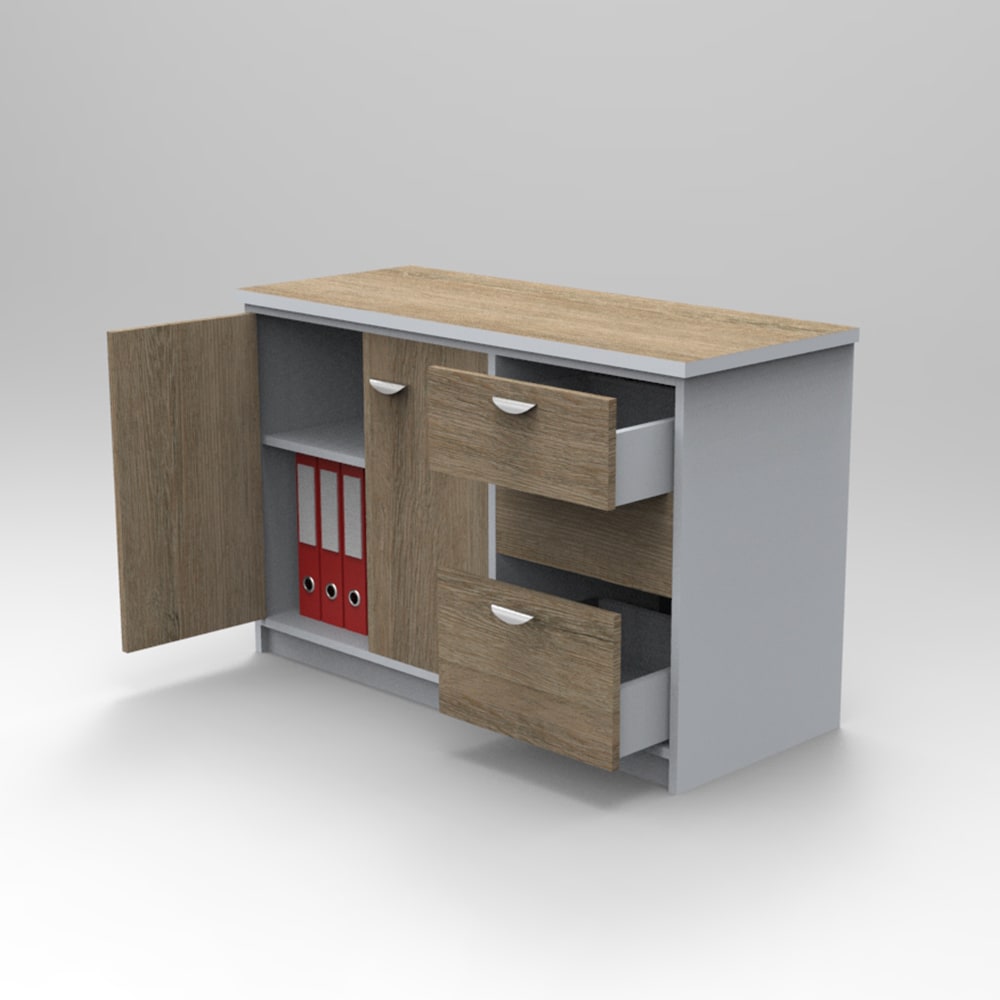 Gabinete base con cajonera Kardex2
