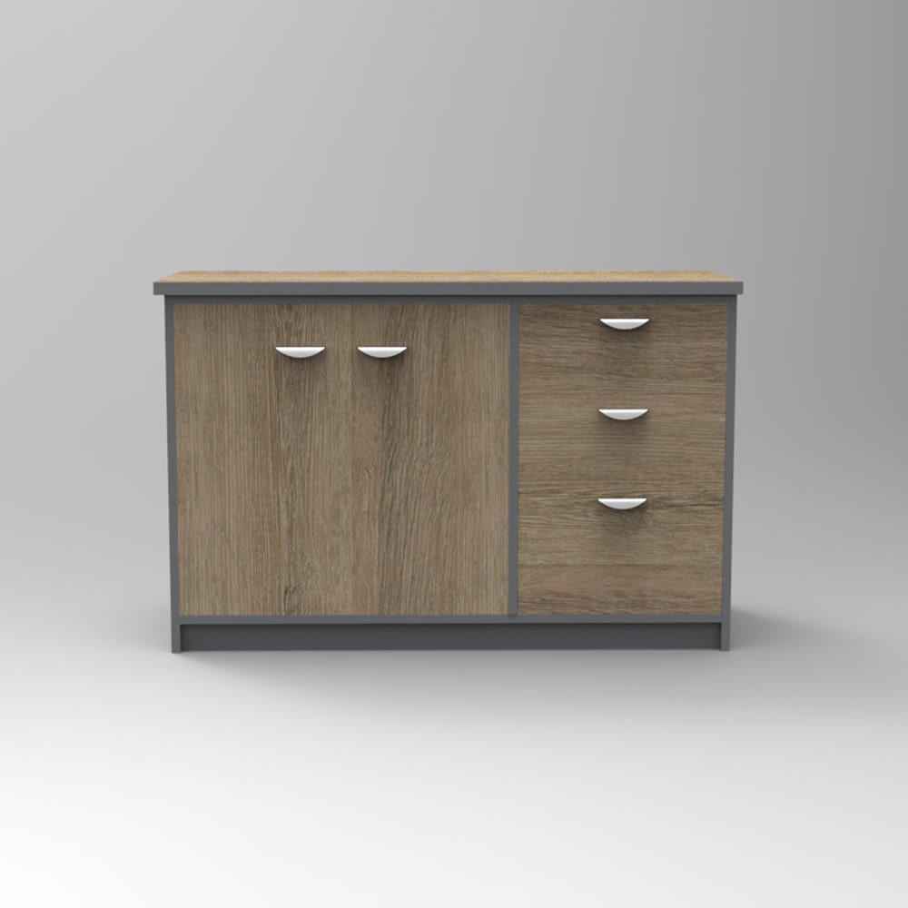 Gabinete base con cajonera Kardex3