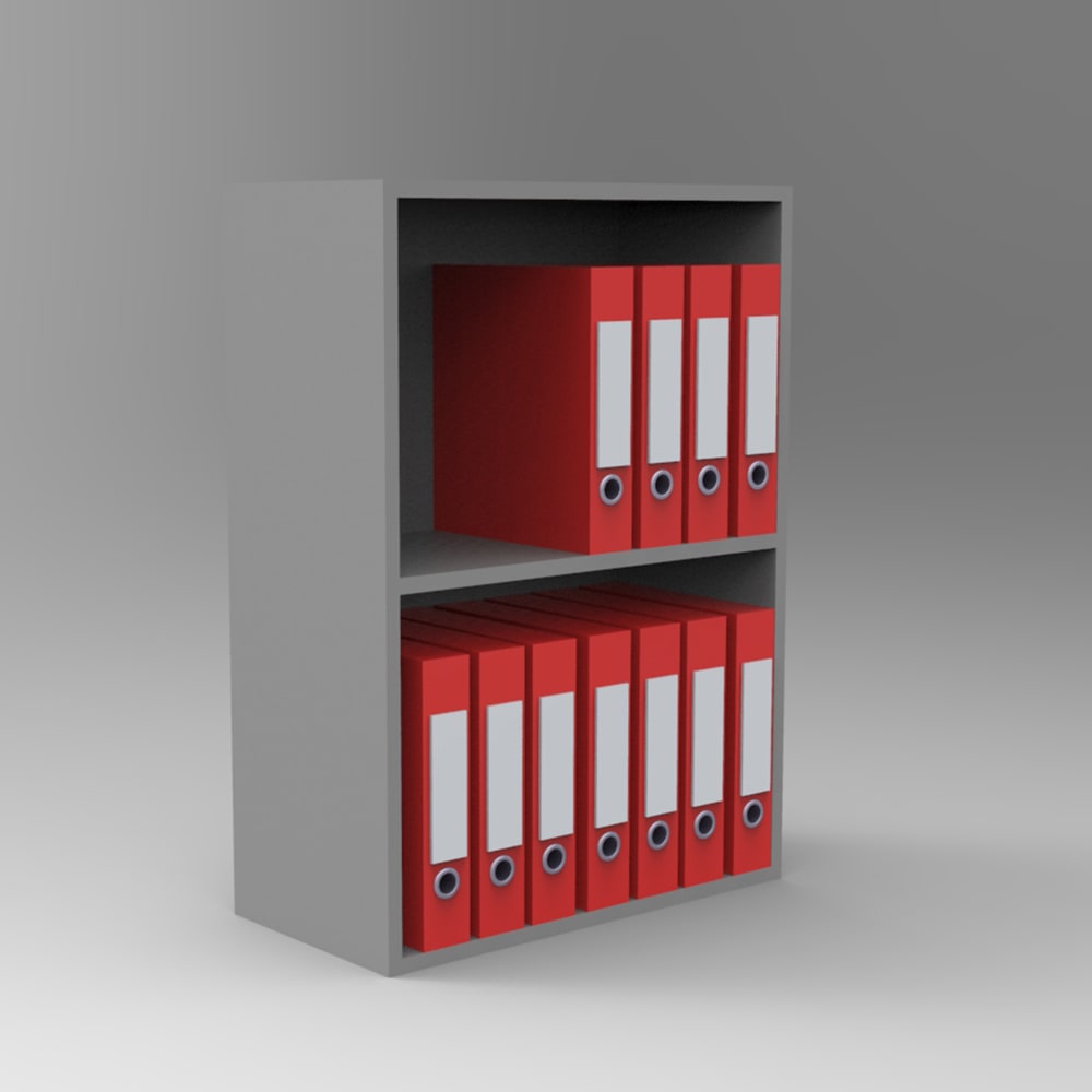 Gabinete bajo sin puertas1