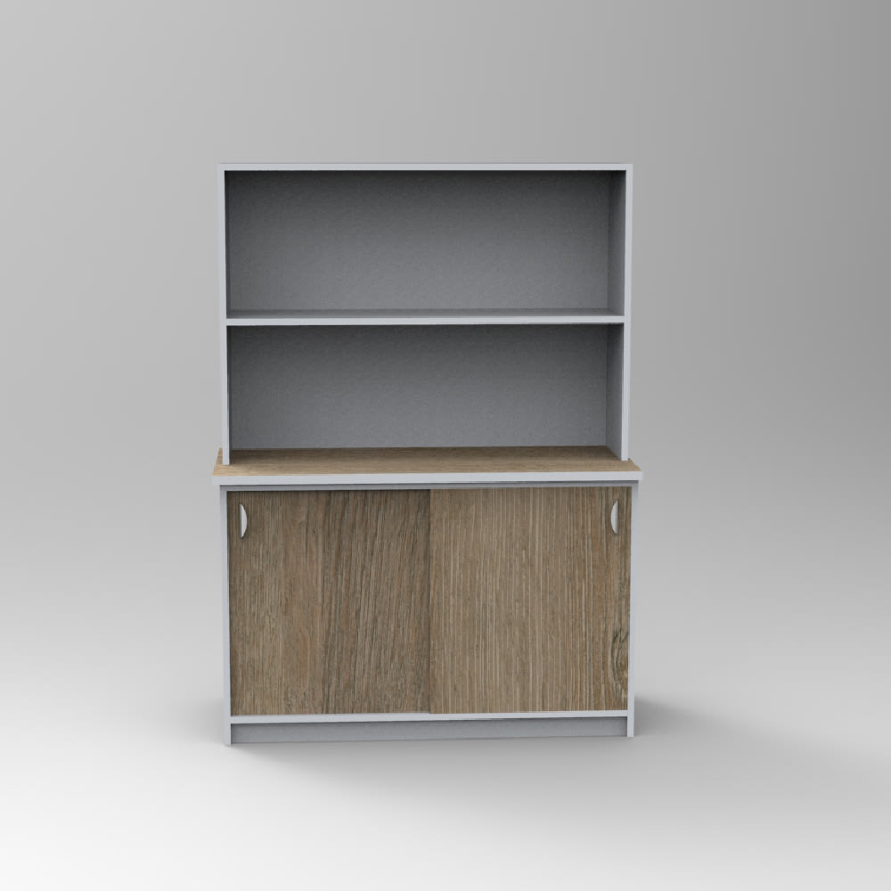 Gabinete con elevación 2 divisiones2