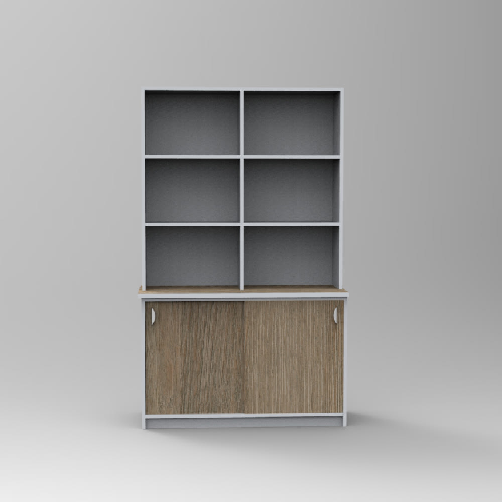 Gabinete con elevación 3 divisiones3