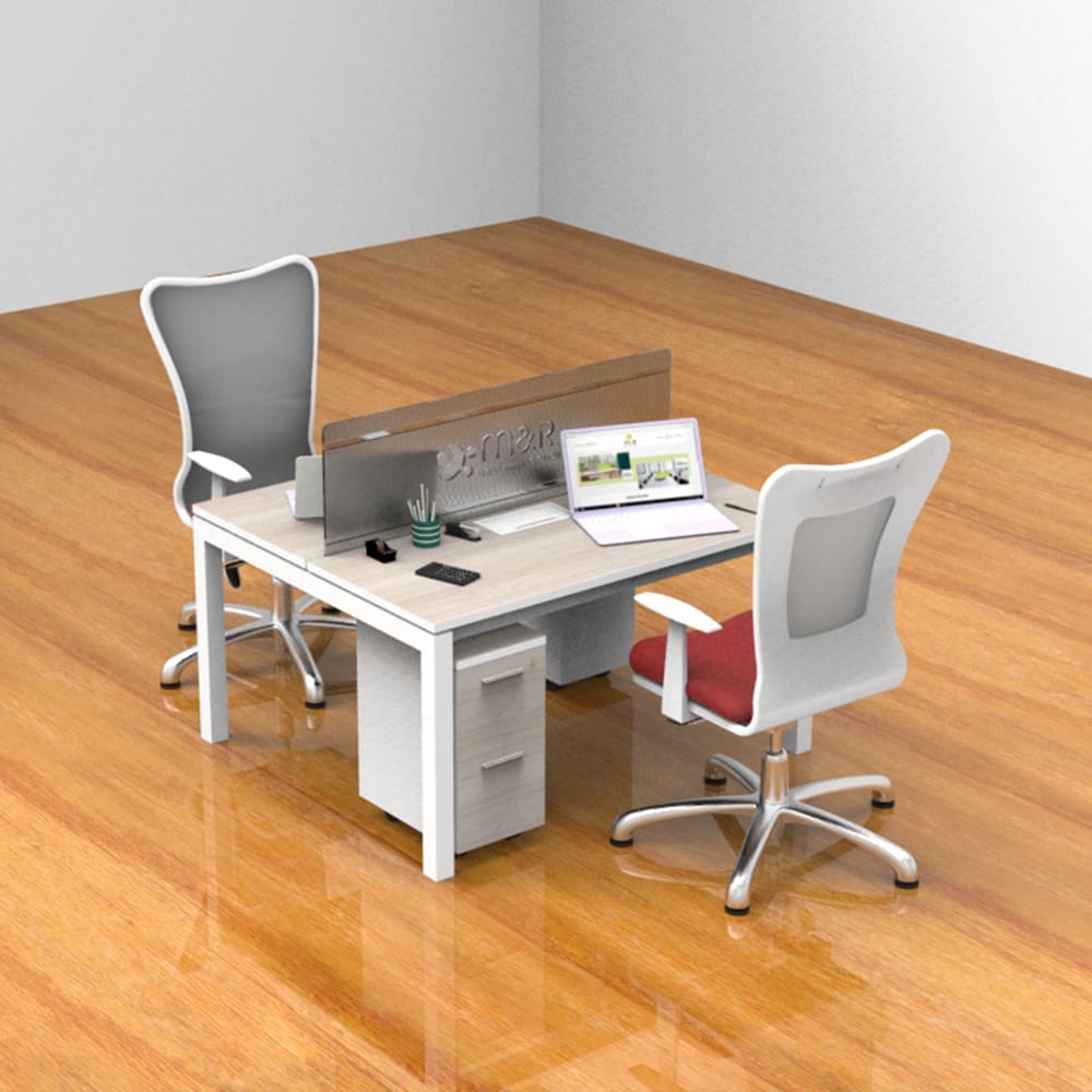 Bench electrificable linea flow 2 puestos2