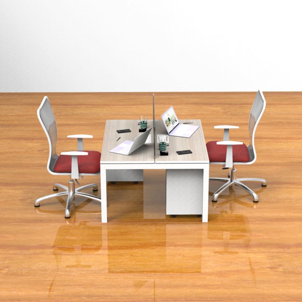 Bench electrificable linea flow 2 puestos5