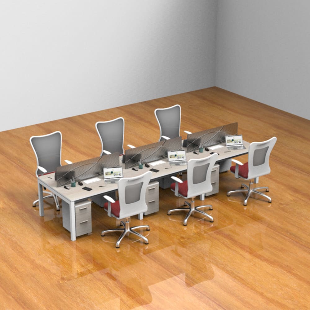 Bench electrificable linea flow 6 puestos1