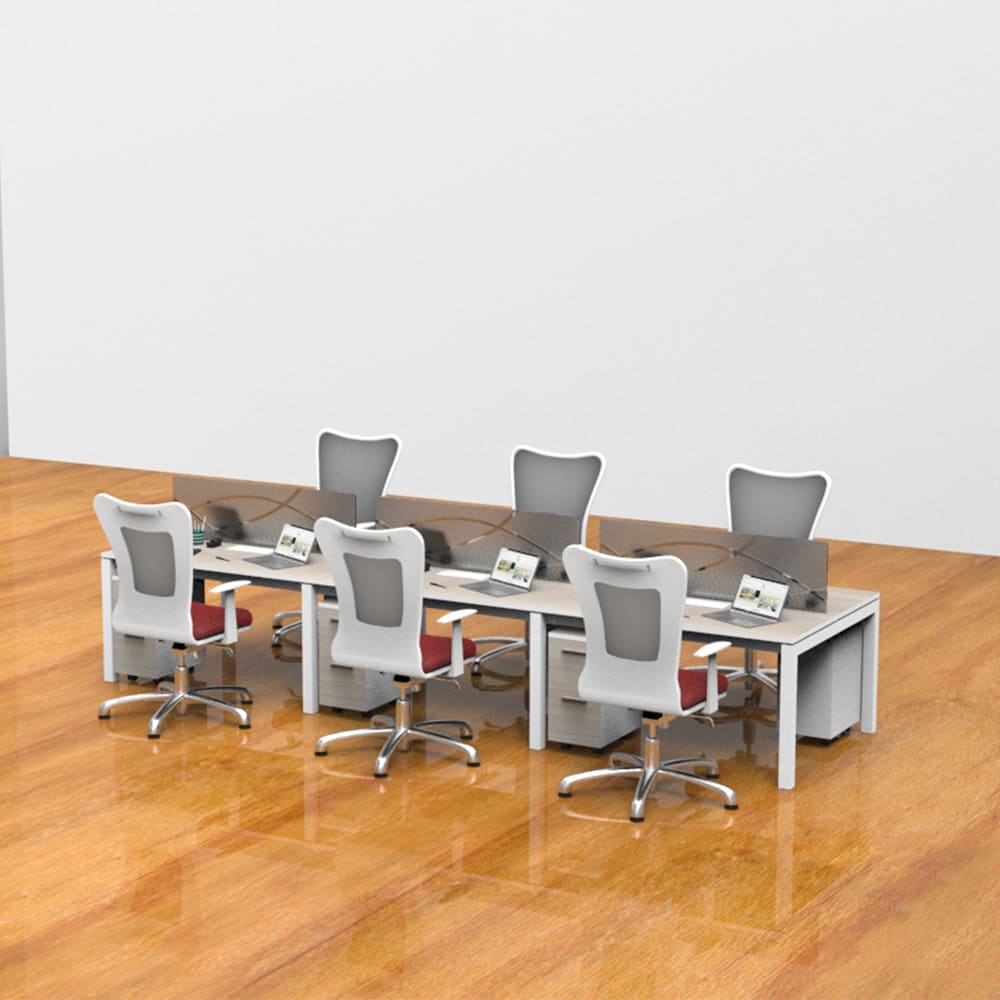 Bench electrificable linea flow 6 puestos4