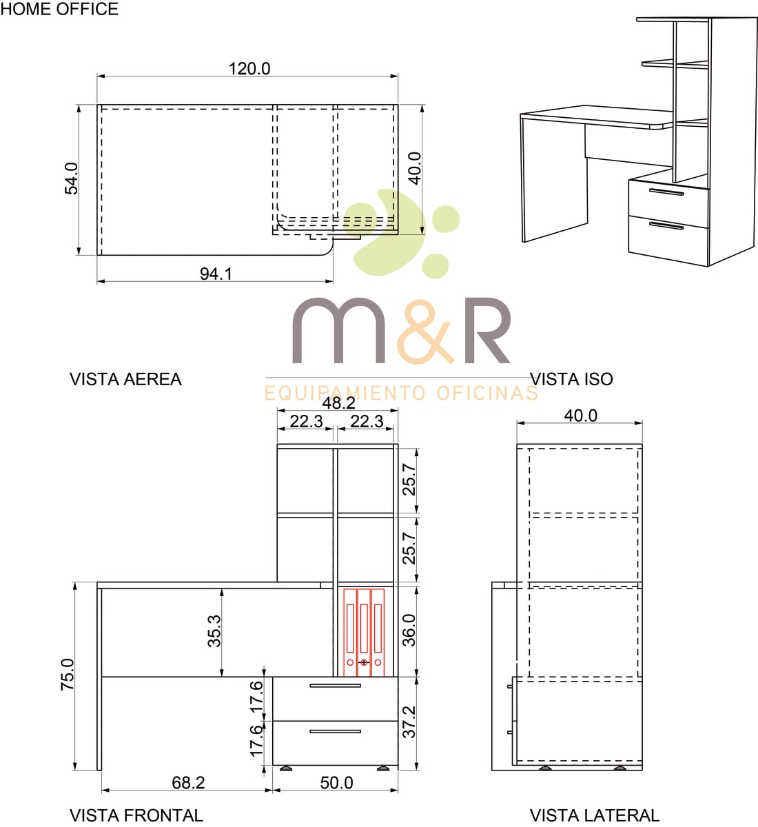 Escritorio Modelo Fenix12