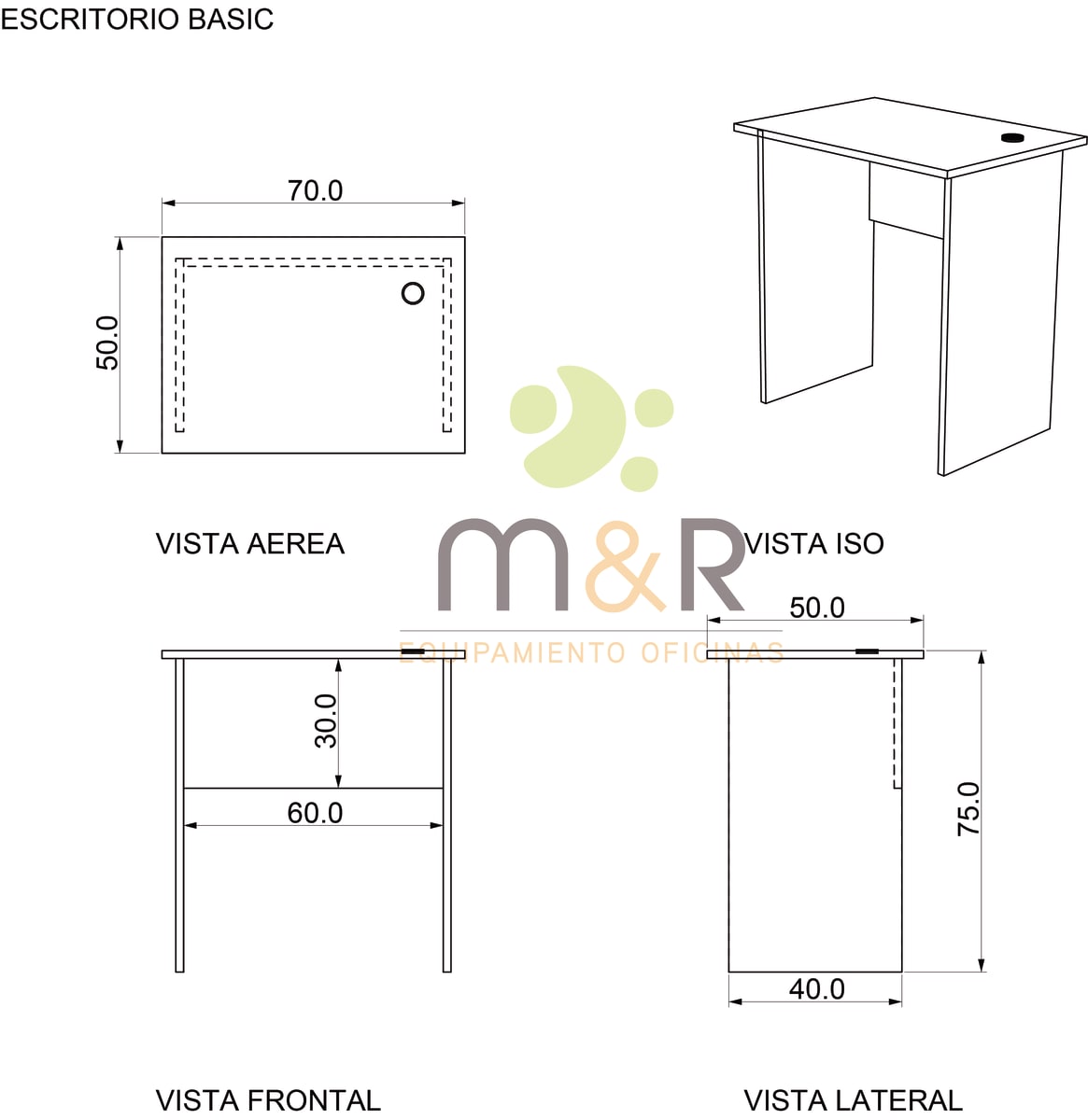 Escritorio Modelo ZIZ5