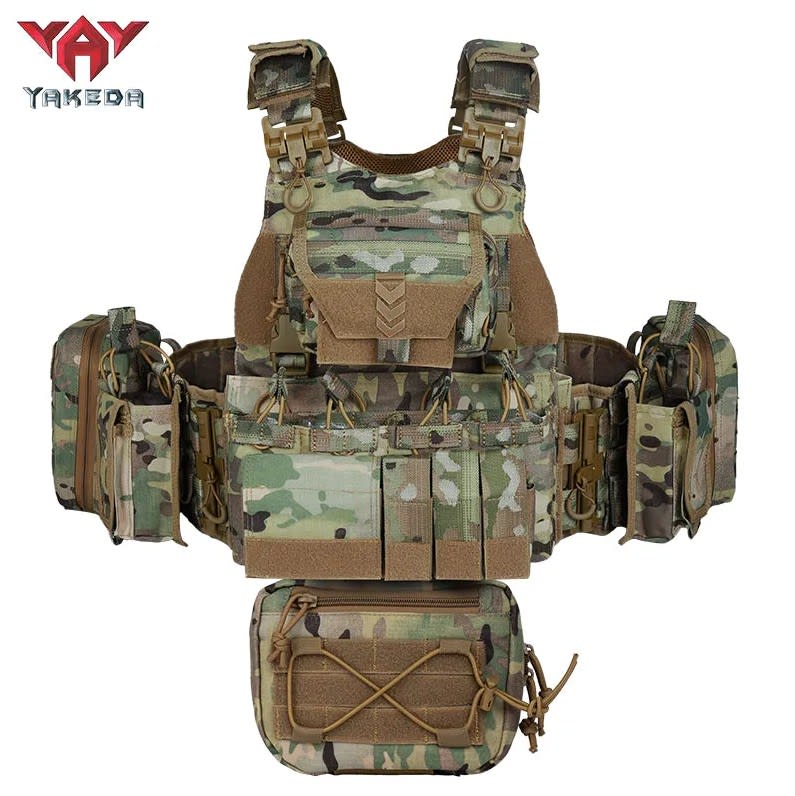 YAKEDA - Chaleco Porta Placa VT-8833 (Multicam) | GO GO GO Airsoft