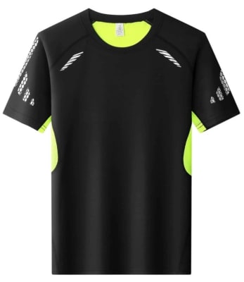 Polera Manga Corta Spandex Transpirable