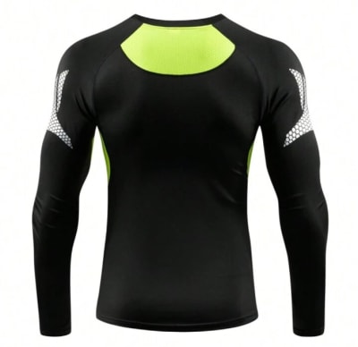Polera Manga Larga Spandex Transpirable