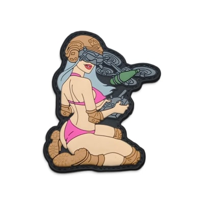 PARCHE Mujer Dron
