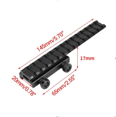 Montura Alza Mira 14,5x6,5x2cm