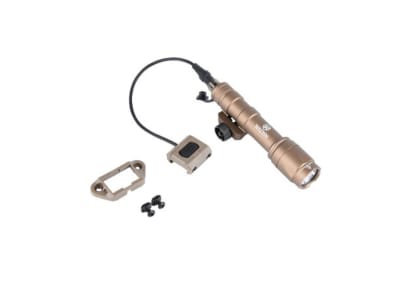 WADSN - Linterna Led 340lm + Control Remoto + Montura Mlok/Keymod (Dark Earth)