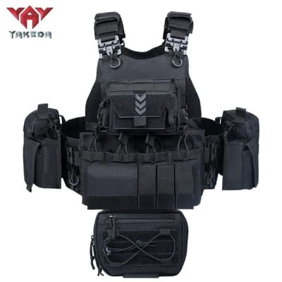 YAKEDA - Chaleco Porta Placa VT-8833 (Negro)