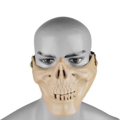 ROYAL - Mascara Half-Face Skull (Tan)