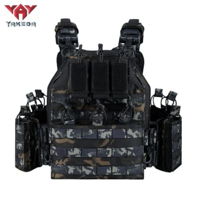 YAKEDA - Chaleco Porta Placa VT-6026-1 (Multicam Black)