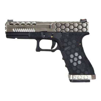 AW CUSTOM - VX0100 G17 HEX-CUT (Black/Silver)