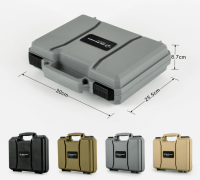 DEFENSOR FOREVER - Maleta Rigida Para Pistola 310*270*75mm (Gris)