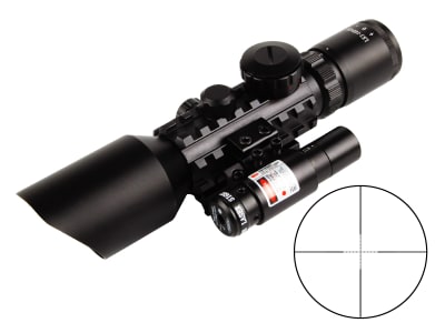 Mira M9 LS3-10x42E con Laser Rojo