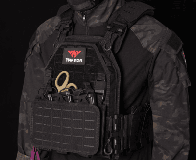 YAKEDA - Chaleco Porta Placa QD VT-6094A (Negro)