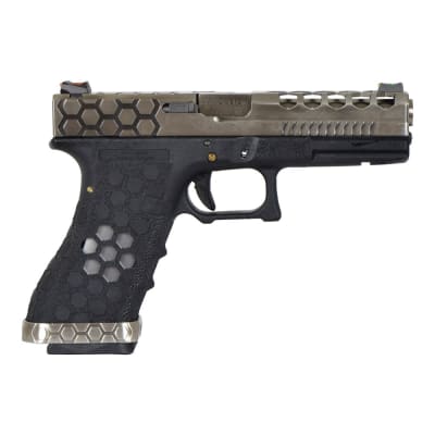 AW CUSTOM - VX0100 G17 HEX-CUT (Black/Silver)
